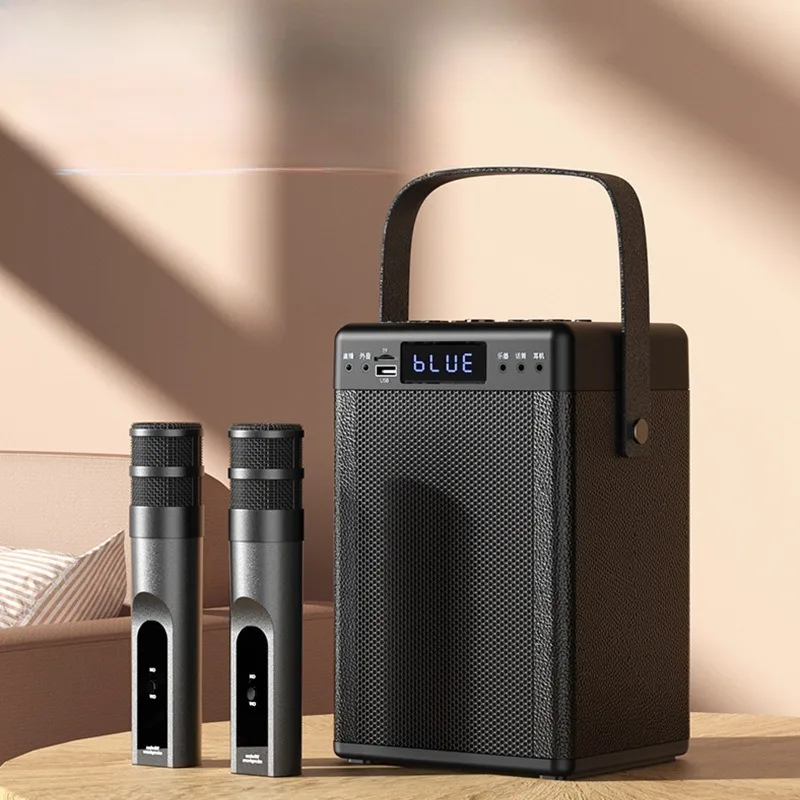 Home Outdoor Portable Audio Microphone Singing Live Bluetooth Speaker Power Amplifier Sound Card All-in-One Machine
Home Outdoor Portable Audio Microphone Singing Live Bluetooth Speaker Power Amplifier Sound Card All-in-One Machine