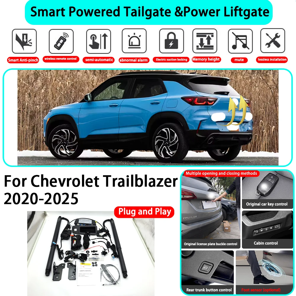 for Chevrolet Trailblazer 2020-2025 Smart Automatic Powered Tailgate Electric Power Tailgate Lift Kit Key Close Plug and Play
for Chevrolet Trailblazer 2020-2025 Smart Automatic Powered Tailgate Electric Power Tailgate Lift Kit Key Close Plug and Play