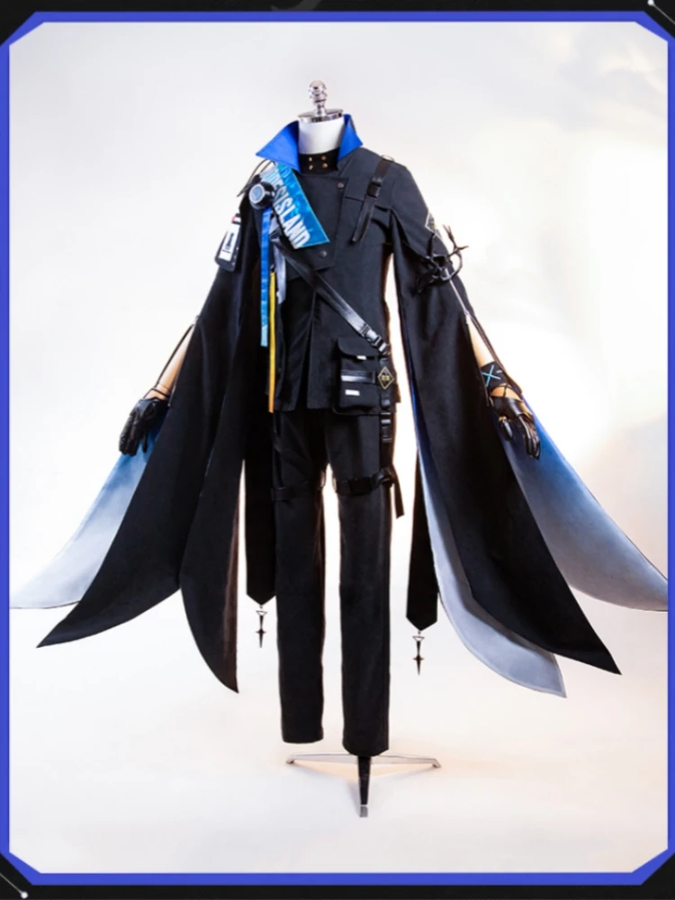 Game Arknights Logos Cosplay Costume Full Set Suit Wig Men Handsome Uniform Halloween Party Role Play Clothing
Game Arknights Logos Cosplay Costume Full Set Suit Wig Men Handsome Uniform Halloween Party Role Play Clothing