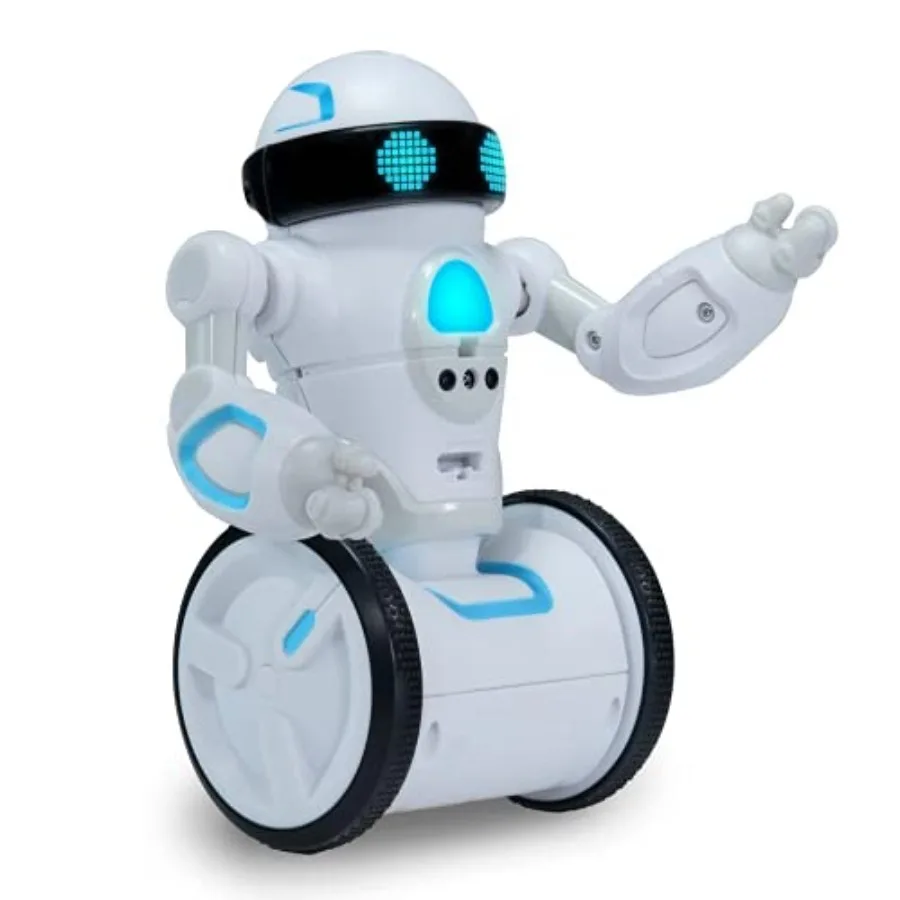 MiP Arcade - Interactive Self-Balancing Robot for Home Entertainment, ABS Plastic, Black/Blue, App-Controlled RC, Dancing Multi
MiP Arcade - Interactive Self-Balancing Robot for Home Entertainment, ABS Plastic, Black/Blue, App-Controlled RC, Dancing Multi