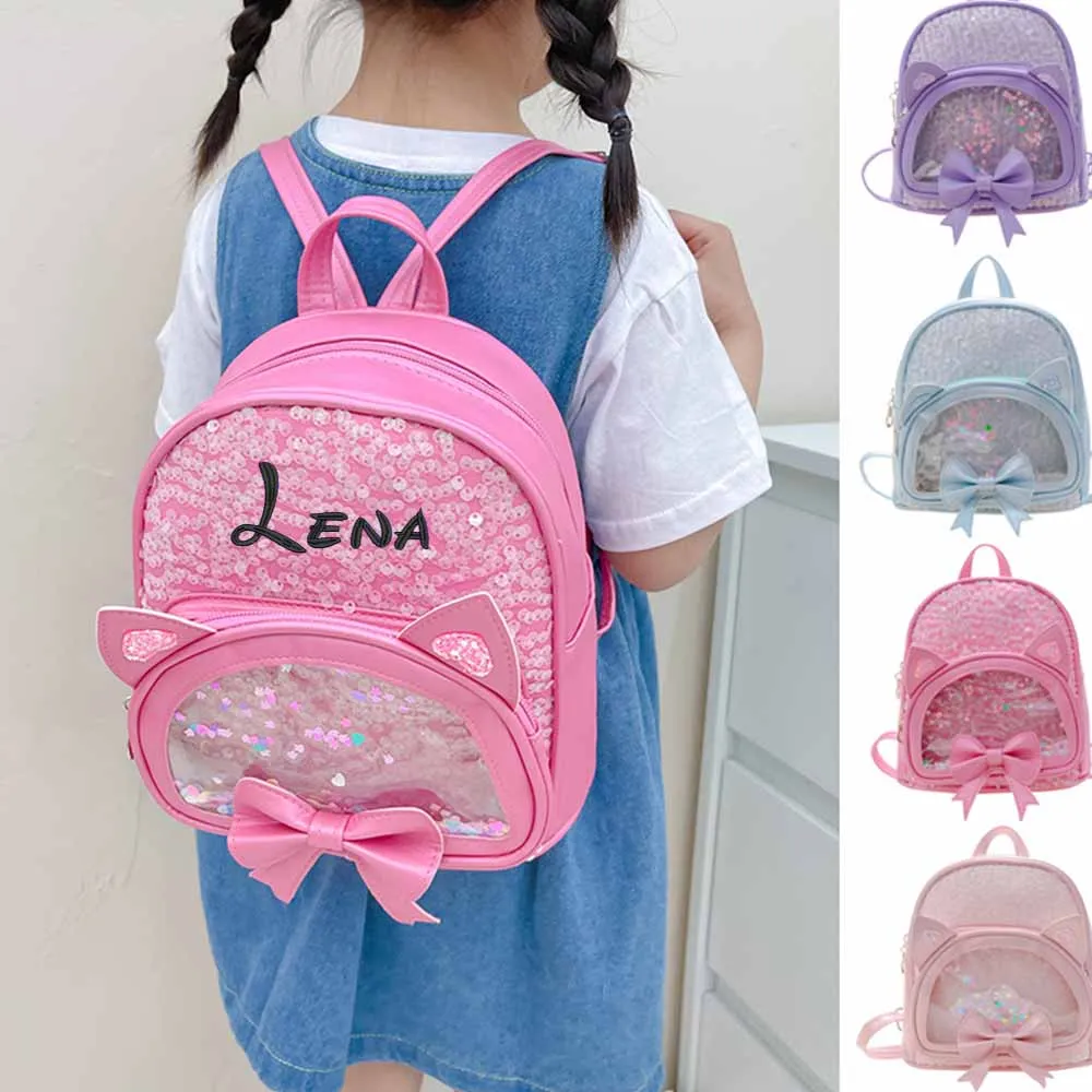 Personalized Sequin Cute Bow Children Bag,Korean Version Fashionable Kindergarten Backpack,Embroidered Name Mini Snack Backpack
Personalized Sequin Cute Bow Children Bag,Korean Version Fashionable Kindergarten Backpack,Embroidered Name Mini Snack Backpack