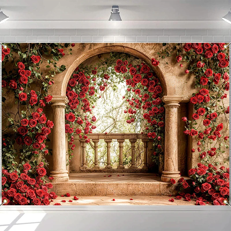 LS Vintage Garden Backdrop Maternity Photography Retro Column Arch Door Red Rose Valentine Day Background Wedding Photo
LS Vintage Garden Backdrop Maternity Photography Retro Column Arch Door Red Rose Valentine Day Background Wedding Photo