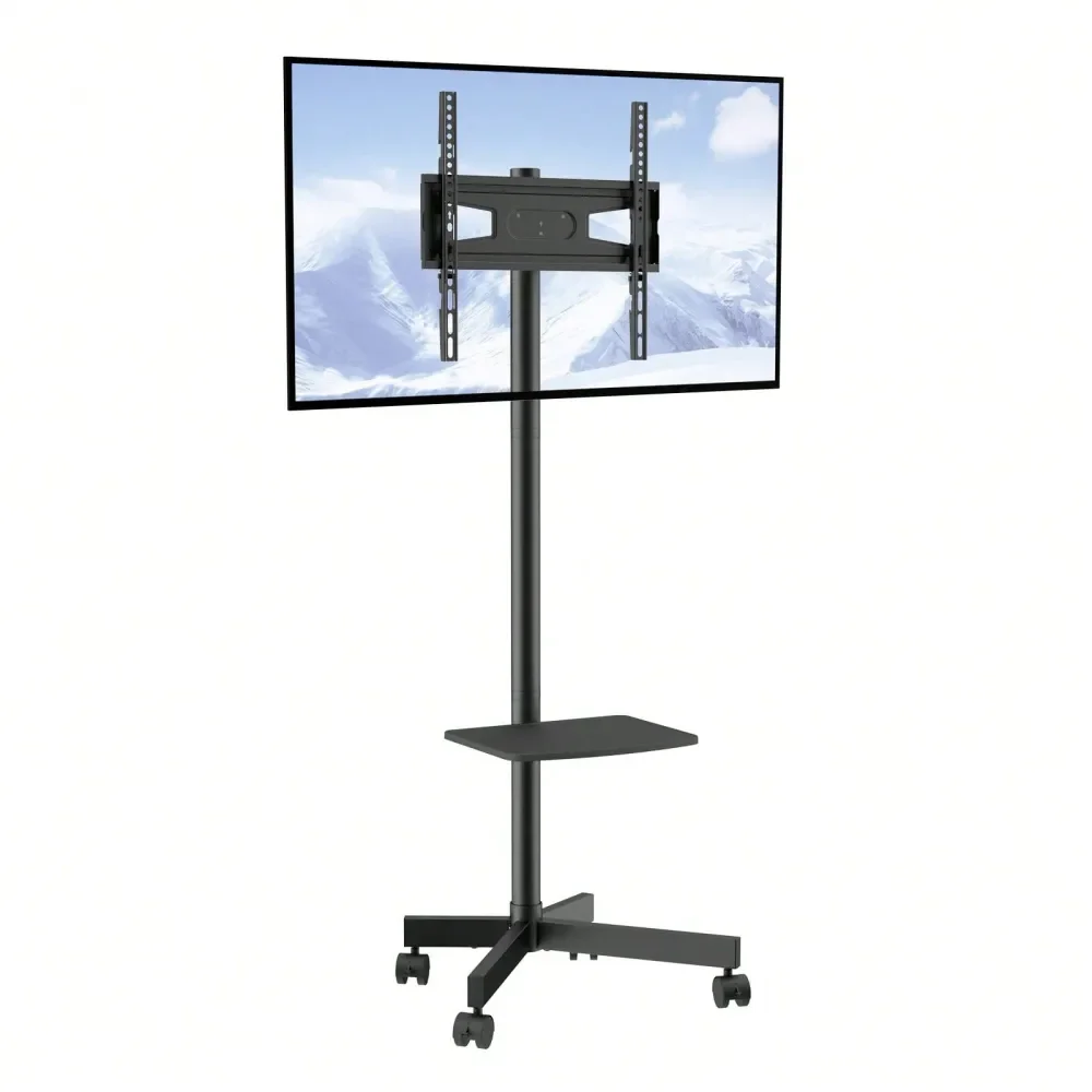 TV Stand, Mobile TV Cart For 23 To 60 Inch TVs, Height Adjustable Portable TV Stand With Wheels, With A Tray For AudioVisual De
TV Stand, Mobile TV Cart For 23 To 60 Inch TVs, Height Adjustable Portable TV Stand With Wheels, With A Tray For AudioVisual De