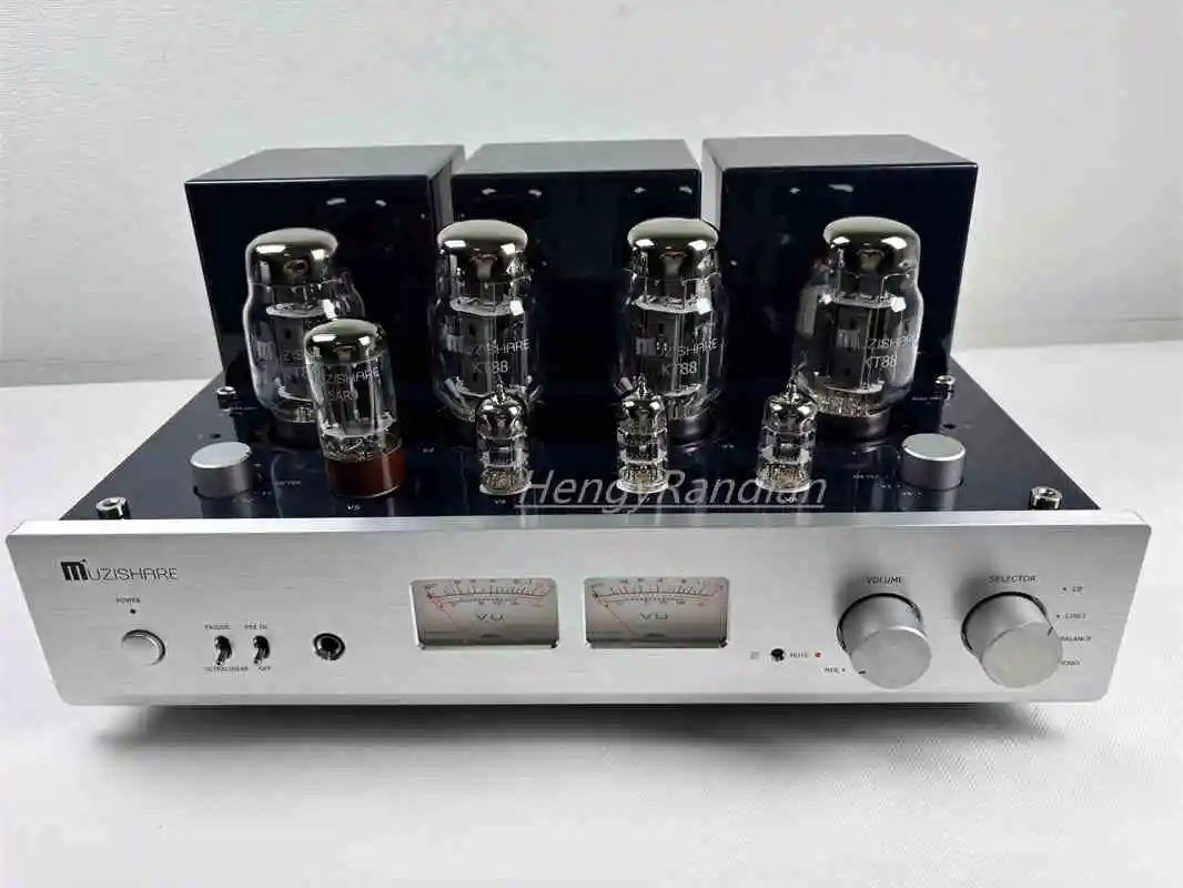 High-End Latest Balanced Version MUZISHARE X7 Electronic Tube Power Amplifier,12AX7*1.12AU7*2, KT88*4, 5AR4*1,With Remote
High-End Latest Balanced Version MUZISHARE X7 Electronic Tube Power Amplifier,12AX7*1.12AU7*2, KT88*4, 5AR4*1,With Remote