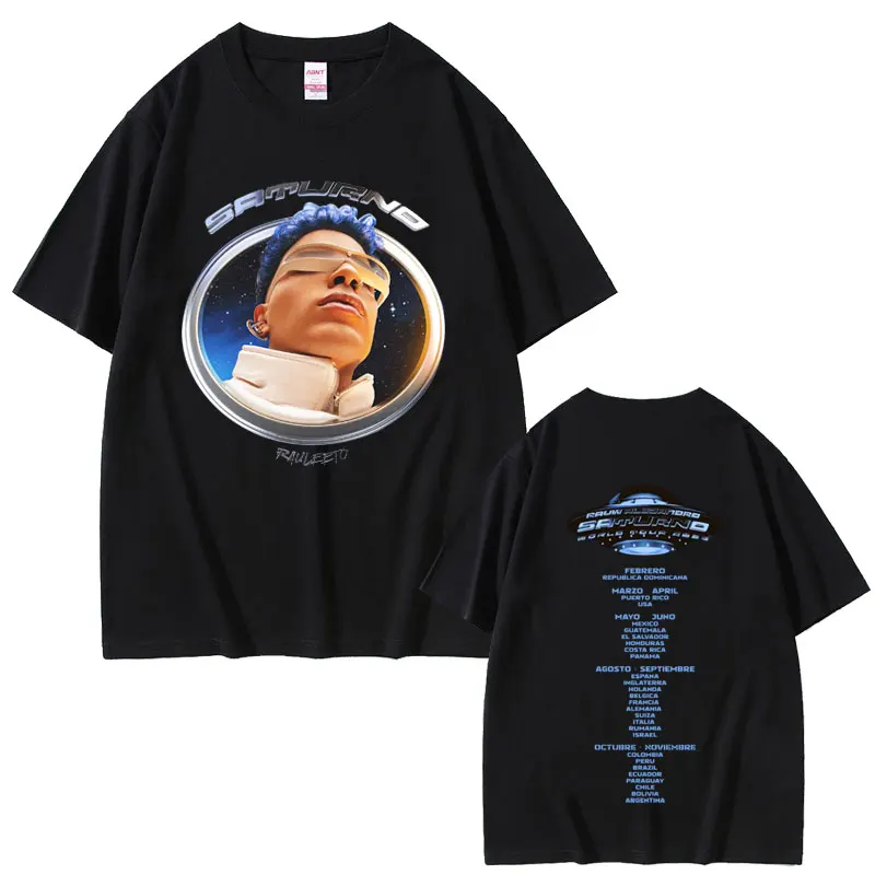 Rauw Alejandro Saturno World Tour Print T-shirt Summer Men Women Hip Hop Oversized Streetwear Men's Casual Pure Cotton T Shirts
Rauw Alejandro Saturno World Tour Print T-shirt Summer Men Women Hip Hop Oversized Streetwear Men's Casual Pure Cotton T Shirts