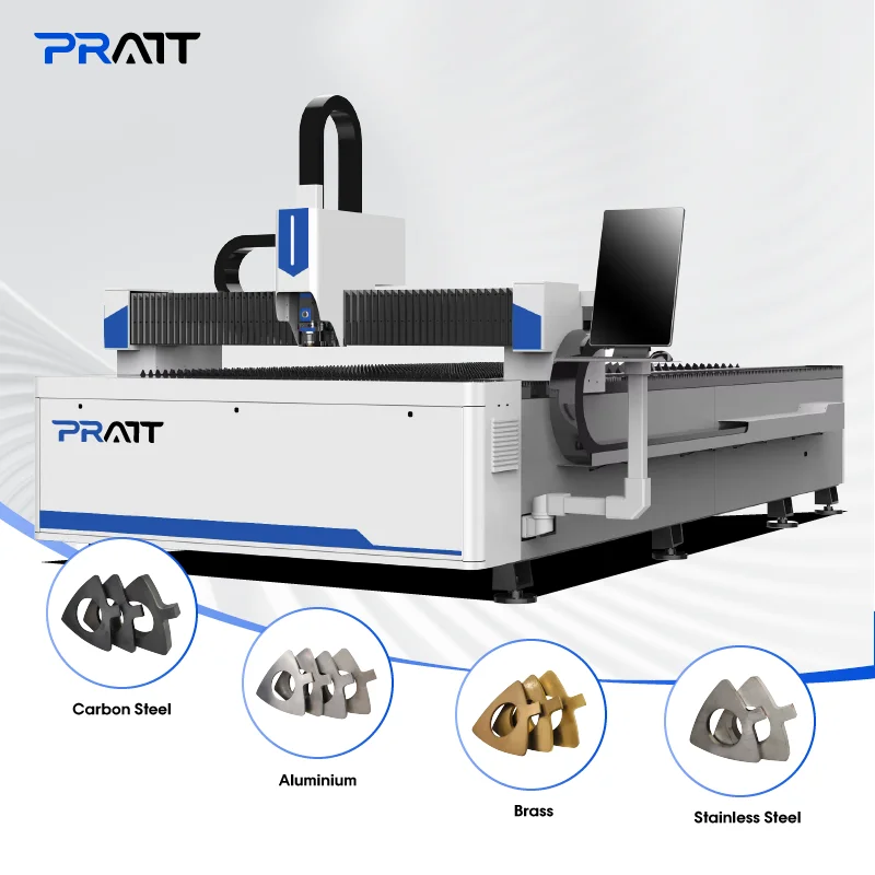 Super Sale Pratt High Cutting Precision Fast Speed Smooth Incision Fiber Laser Cutting Machine for Sheet Metal Processing