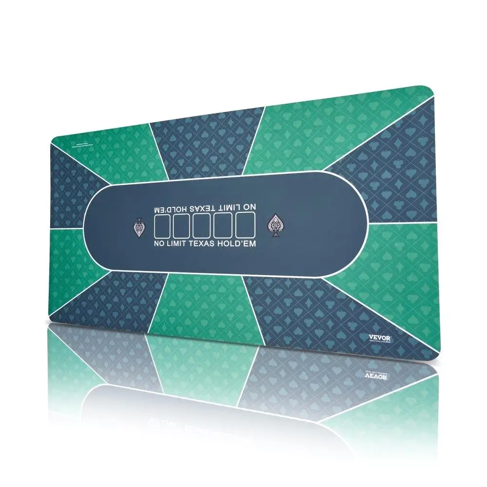 Poker Table Mat 70x35 Inch 6-8 Players Foldable Design With Carry Bag Green Color
Poker Table Mat 70x35 Inch 6-8 Players Foldable Design With Carry Bag Green Color