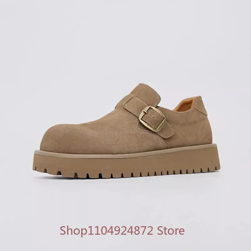 Luxury Genuine Leather Flat Platform Shoes Men's Loafers Thick Sole Casual Comfortable Cowhide Fashion Male Leather Shoes
Luxury Genuine Leather Flat Platform Shoes Men's Loafers Thick Sole Casual Comfortable Cowhide Fashion Male Leather Shoes