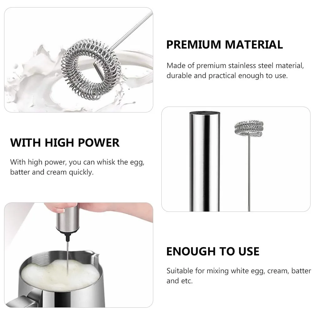 1Set Electric Milk Whisk Professional Stainless Steel High Power Handheld Mixer Egg Cream Frother Coffee Stirrer Kitchen Tool
1Set Electric Milk Whisk Professional Stainless Steel High Power Handheld Mixer Egg Cream Frother Coffee Stirrer Kitchen Tool