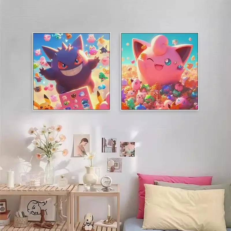Украшение детской комнаты, картина для спальни, прикроватная тумбочка для девочек, Пикачу, мультяшная принцесса, фон для комнаты, настенная роспись
Украшение детской комнаты, картина для спальни, прикроватная тумбочка для девочек, Пикачу, мультяшная принцесса, фон для комнаты, настенная роспись