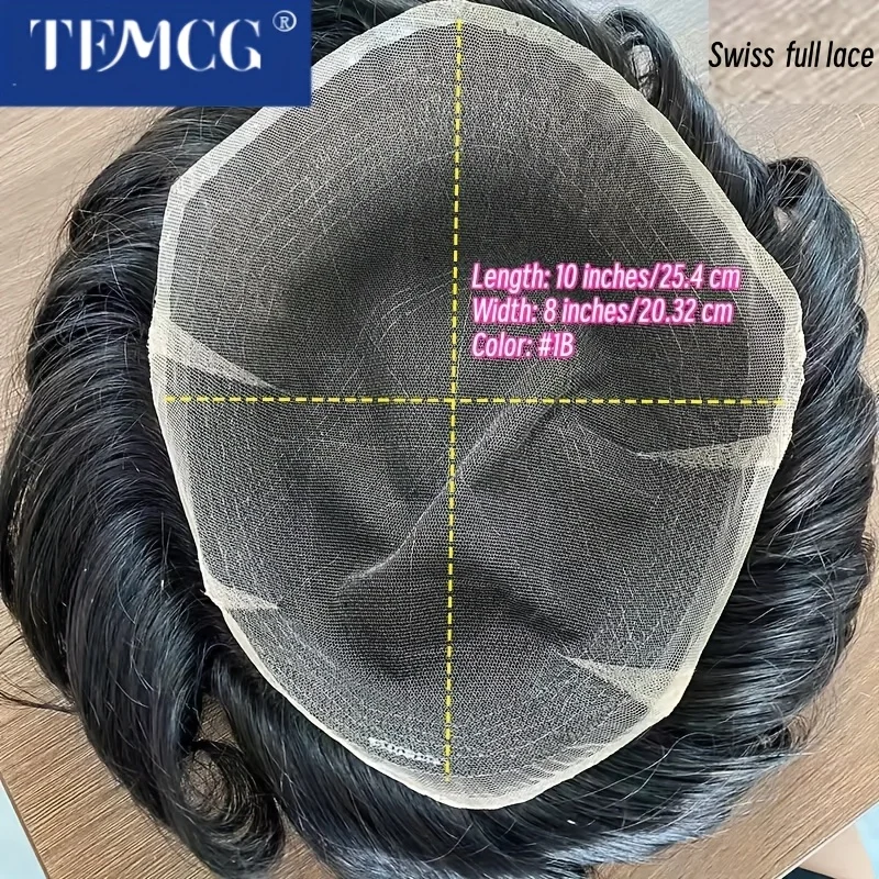Full Swiss Lace Human Hair Men Toupee #1B Natural Breathable Mens Wigs for Fathers Black Friday Gifts
Full Swiss Lace Human Hair Men Toupee #1B Natural Breathable Mens Wigs for Fathers Black Friday Gifts