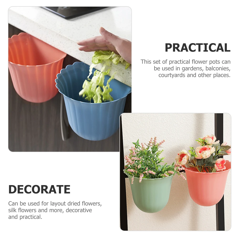 4pcs Flower Shaped Storage Hanging Baskets PP Material Trash Can Wall Holder Balcony Planter Indoor Outdoor Plants
4pcs Flower Shaped Storage Hanging Baskets PP Material Trash Can Wall Holder Balcony Planter Indoor Outdoor Plants