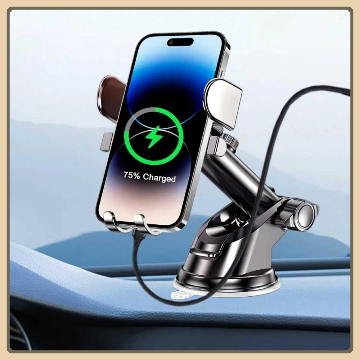 360 ° Регулируемое автомобильное крепление для телефона, сверхпрочная присоска для приборной панели грузовика и автомобиля 
360 ° Регулируемое автомобильное крепление для телефона, сверхпрочная присоска для приборной панели грузовика и автомобиля