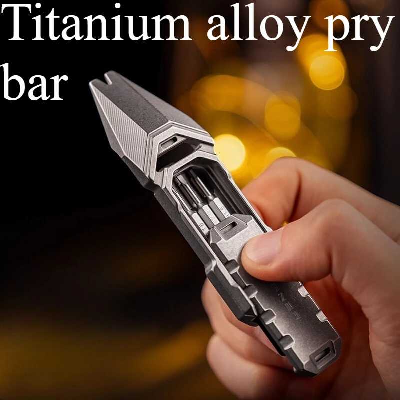 Titanium Alloy Multifunctional Outdoor Camping Pry Bar Push Card Fingertip Decompression Pry Bar EDC Tool
Titanium Alloy Multifunctional Outdoor Camping Pry Bar Push Card Fingertip Decompression Pry Bar EDC Tool