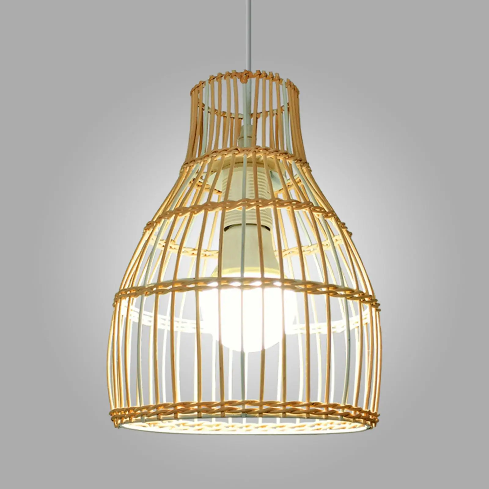 Ceiling Pendant Light Shade Decor Hanging Weaved Handmade Rustic Wicker Lamp
Ceiling Pendant Light Shade Decor Hanging Weaved Handmade Rustic Wicker Lamp