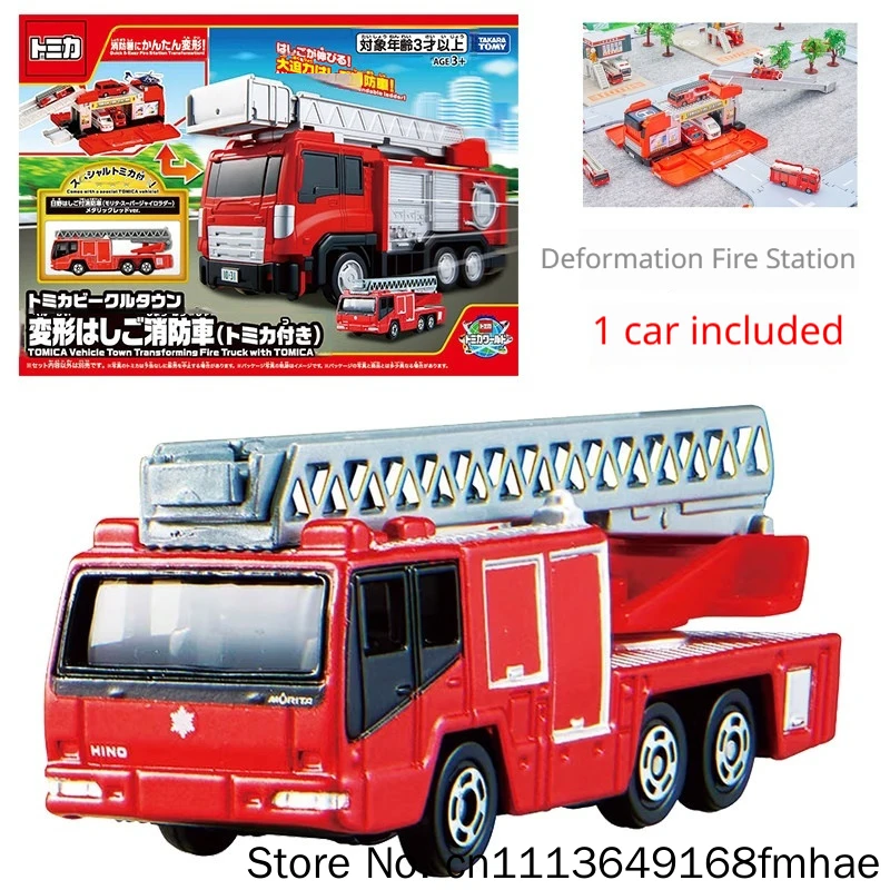 Tomy Transforming Fire Truck Model Extendable Ladder Diecast Vehicle Town Fire Rescue Scene Collectible Desktop Display Gift
Tomy Transforming Fire Truck Model Extendable Ladder Diecast Vehicle Town Fire Rescue Scene Collectible Desktop Display Gift