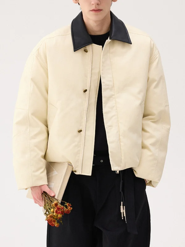 Мужская хлопковая куртка свободного кроя с кожаным воротником или Sle Теплая зимняя верхняя одежда Faion Urban Sle Long Sve
Мужская хлопковая куртка свободного кроя с кожаным воротником или Sle Теплая зимняя верхняя одежда Faion Urban Sle Long Sve