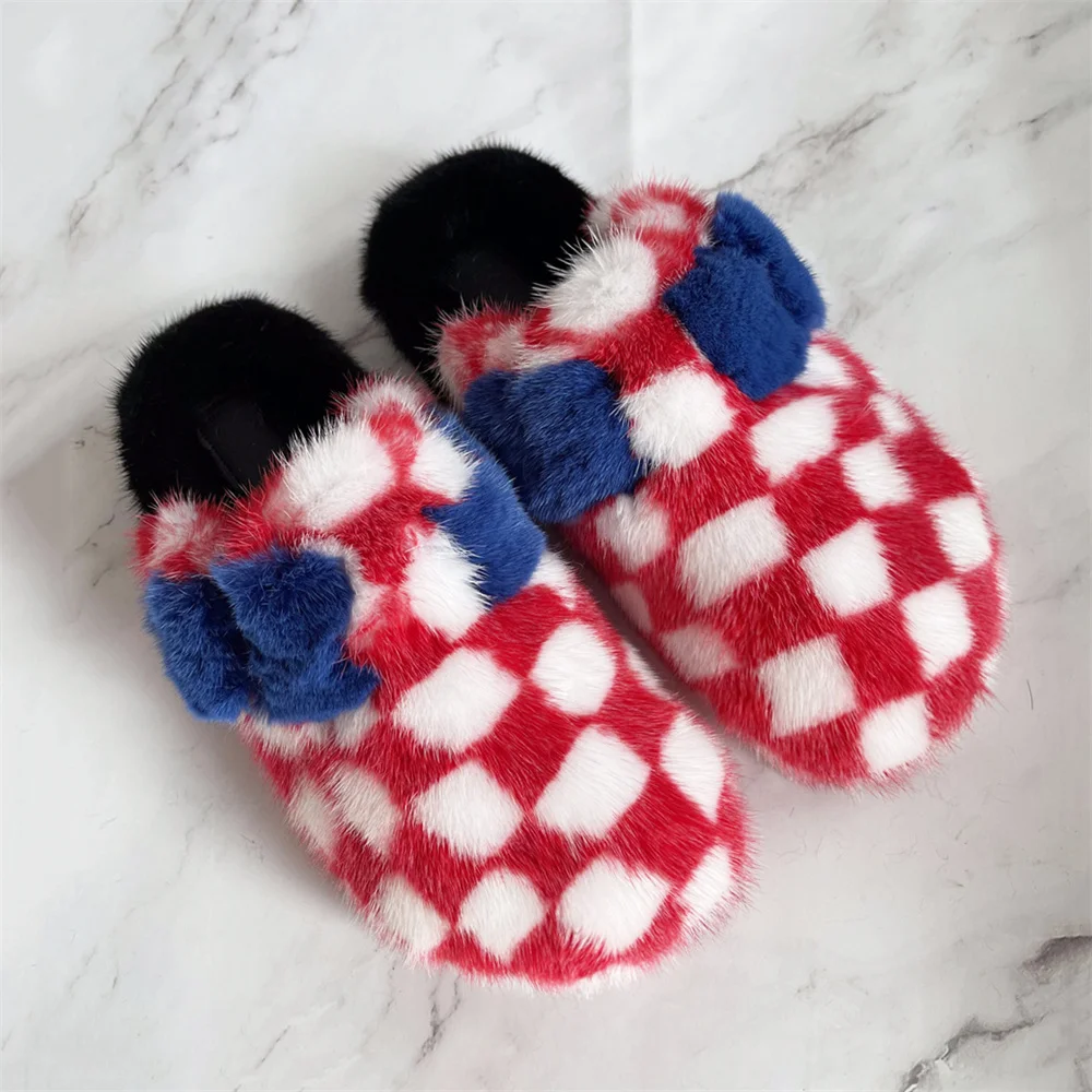New Fashion Slipper for Women Mink Fur Slippers Female Clogs Slides Shoes Woman Mules Shoes Winter Plush Warm Women's Slippers
New Fashion Slipper for Women Mink Fur Slippers Female Clogs Slides Shoes Woman Mules Shoes Winter Plush Warm Women's Slippers