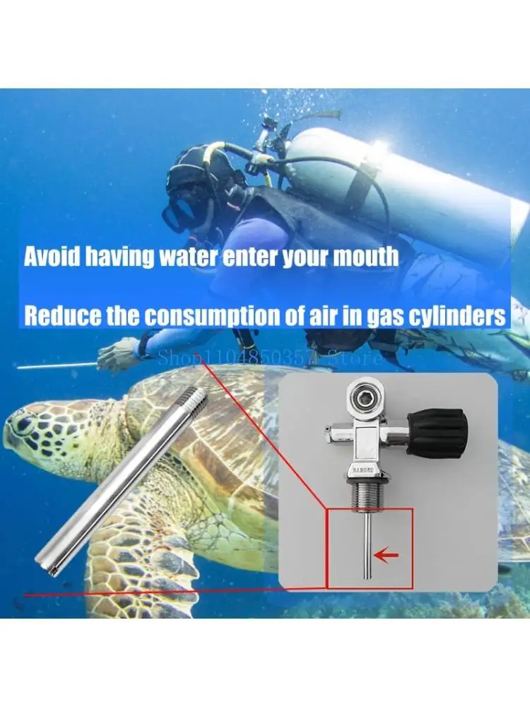 652F Scubas Diving Tanks Valves Dip Tube Stem Universals Diving Mask Attachment Stainless Steel Standard Valves Spindle
652F Scubas Diving Tanks Valves Dip Tube Stem Universals Diving Mask Attachment Stainless Steel Standard Valves Spindle