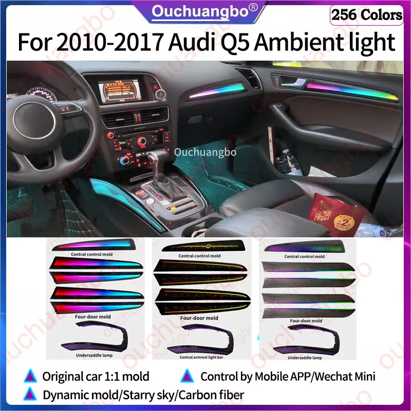 Ouchuangbo LED Atmosphere Lamp For Q5 2010-2017 Ambient Interior lighting Decoration Light Luminous lumini ambiental
Ouchuangbo LED Atmosphere Lamp For Q5 2010-2017 Ambient Interior lighting Decoration Light Luminous lumini ambiental