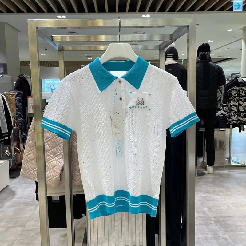 2025 Summer New Women's Luxury Business Sports Outdoor POLO T-shirt Golf Clothing
2025 Summer New Women's Luxury Business Sports Outdoor POLO T-shirt Golf Clothing