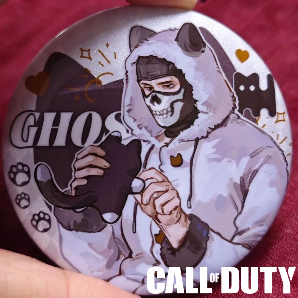 Игра Call Of Duty Keegan Ghost Konig, значок для косплея, металлическая брошь, украшение для костюма, пижамы, булавки для лацканов, аксессуары для сумки
Игра Call Of Duty Keegan Ghost Konig, значок для косплея, металлическая брошь, украшение для костюма, пижамы, булавки для лацканов, аксессуары для сумки