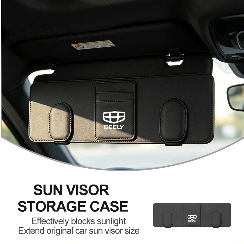 Car Sunglasses Holder Eyeglass Case Sun Visor Glasses Storage Organizer For Geely Manjaro Coolray gx3 Geometry C Emgrand Atlas
Car Sunglasses Holder Eyeglass Case Sun Visor Glasses Storage Organizer For Geely Manjaro Coolray gx3 Geometry C Emgrand Atlas