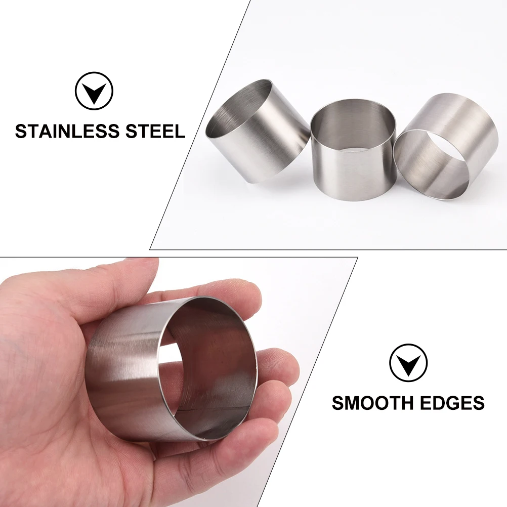 4 Pcs Cake Mold Baking Tool Pastry Mould Round Ring Biscuit Chiffon High Quality Stainless Steel Dessert
4 Pcs Cake Mold Baking Tool Pastry Mould Round Ring Biscuit Chiffon High Quality Stainless Steel Dessert