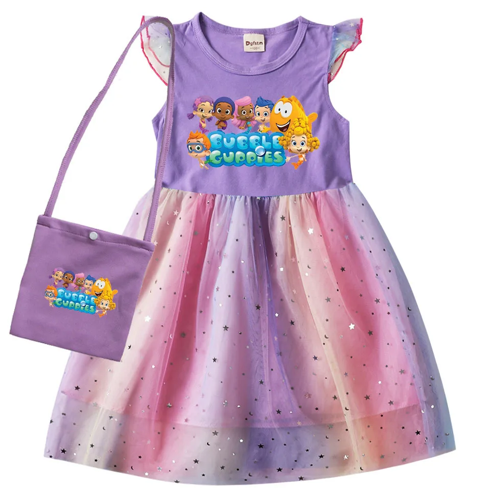2023 Summer Bubble Guppies Clothes for Girls Casual Dresses Kids Short Sleeve Elegant Vestidos Toddler Girl Party Wedding Dress
2023 Summer Bubble Guppies Clothes for Girls Casual Dresses Kids Short Sleeve Elegant Vestidos Toddler Girl Party Wedding Dress