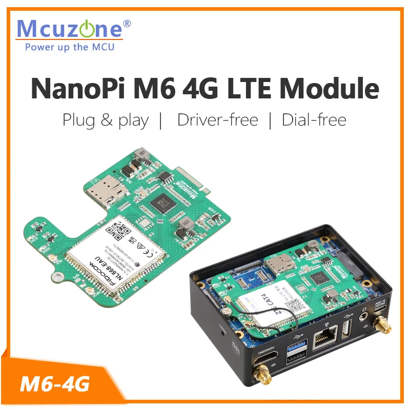 NanoPi M6_4G LTE Module, Plug & play/Driver-free/Dial-free,ZTE CAT4,NL668-EAU
NanoPi M6_4G LTE Module, Plug & play/Driver-free/Dial-free,ZTE CAT4,NL668-EAU
