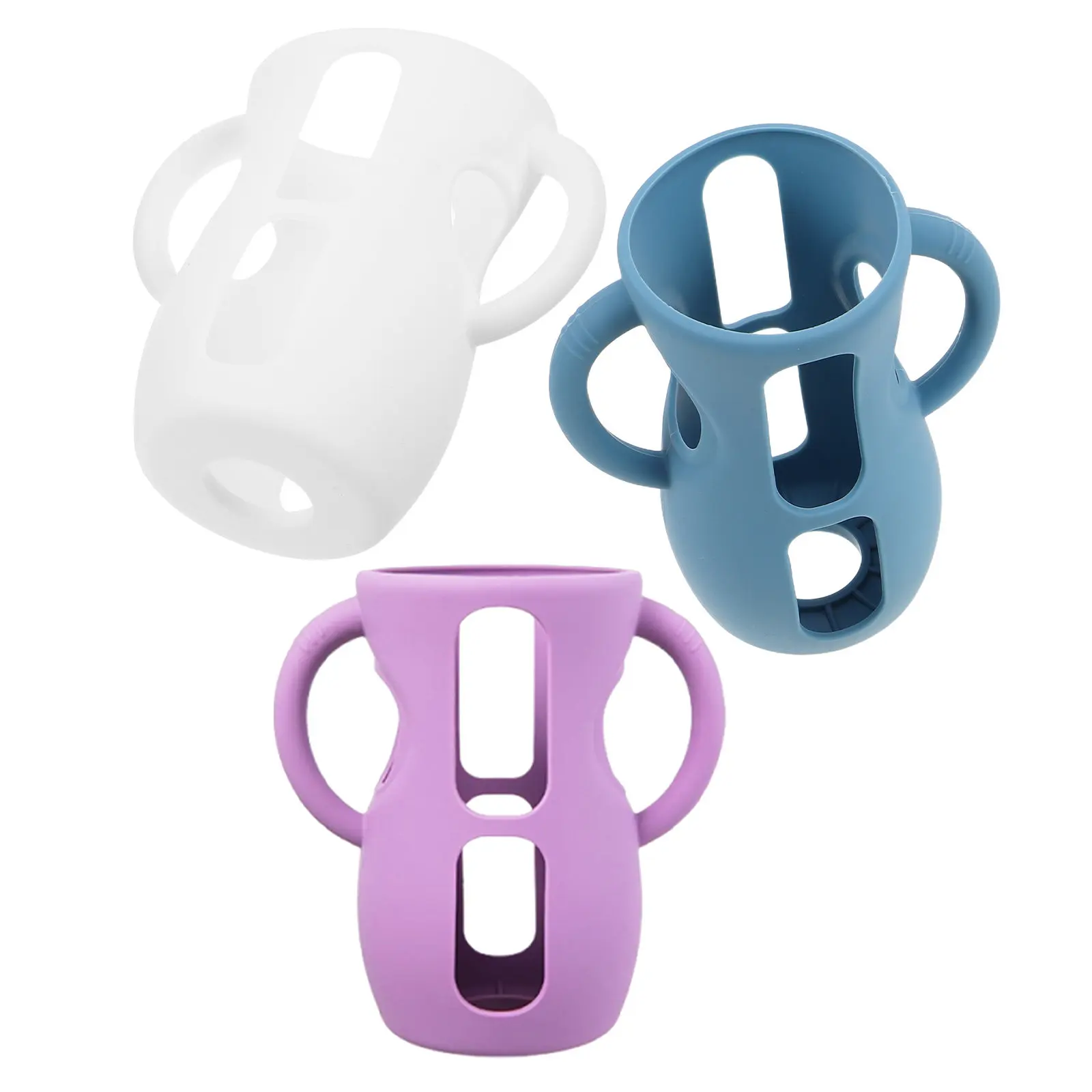 3Pcs Silicone Baby Bottle Sleeves Anti-Slip Protector Covers Handles Compatible Glass Bottles Infant Bottle
3Pcs Silicone Baby Bottle Sleeves Anti-Slip Protector Covers Handles Compatible Glass Bottles Infant Bottle
