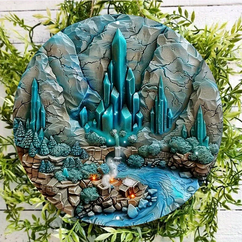 Dream Valley-Round Aluminum Metal Sign, Art Decor with HD Printing for Door, Wall, Wreath, Weather Resistant, Waterproof
Dream Valley-Round Aluminum Metal Sign, Art Decor with HD Printing for Door, Wall, Wreath, Weather Resistant, Waterproof