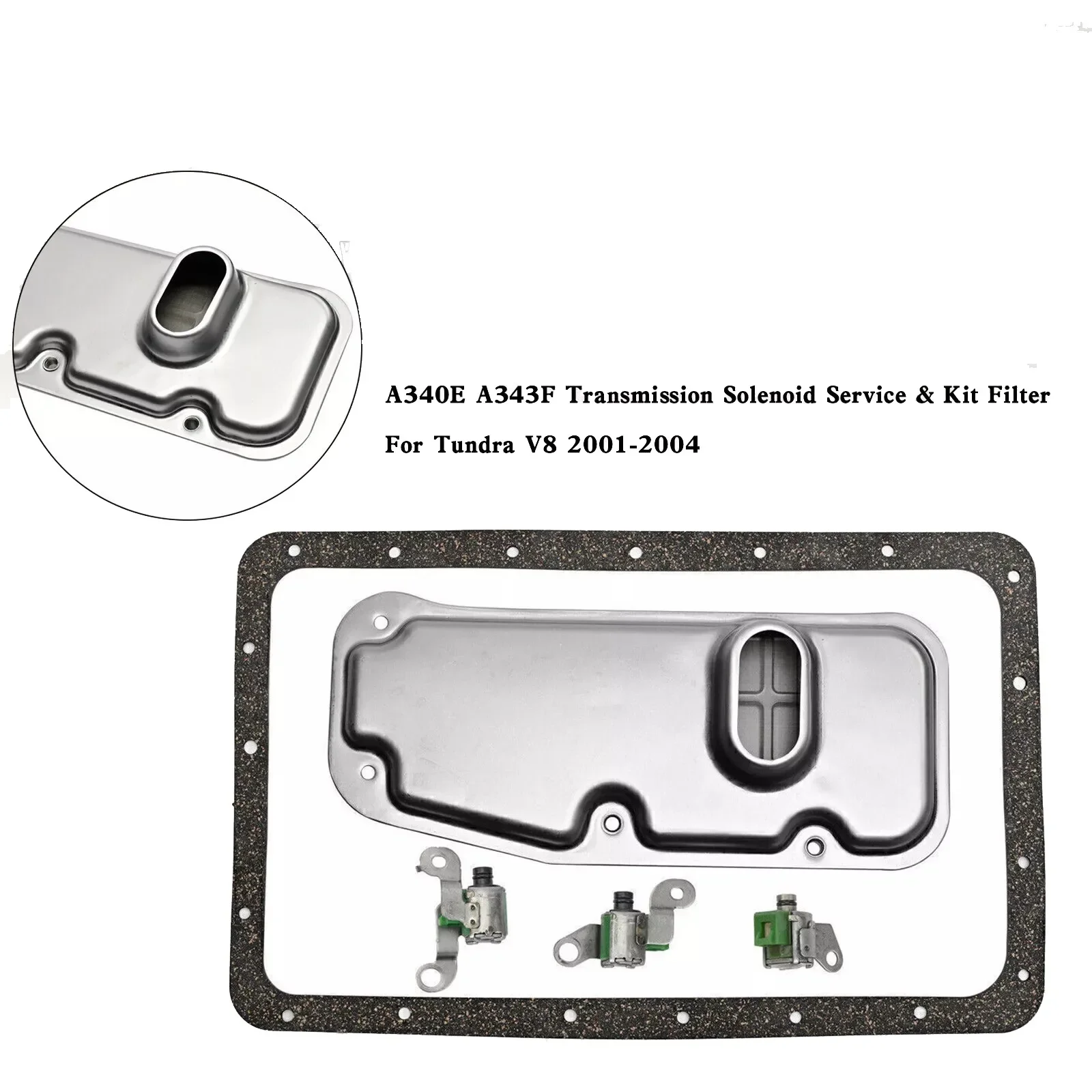 A340E A343F 85420-22080 Transmission Solenoid Valve Service Kit Filter For Toyota
A340E A343F 85420-22080 Transmission Solenoid Valve Service Kit Filter For Toyota