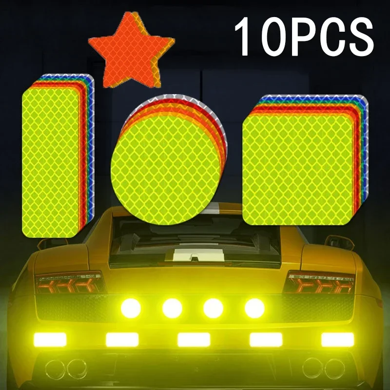 10 PCS Car Motorcycle Safety Reflective Warning Strip Tape Car Bumper Reflective Strips Secure Reflector Stickers Decals
10 PCS Car Motorcycle Safety Reflective Warning Strip Tape Car Bumper Reflective Strips Secure Reflector Stickers Decals