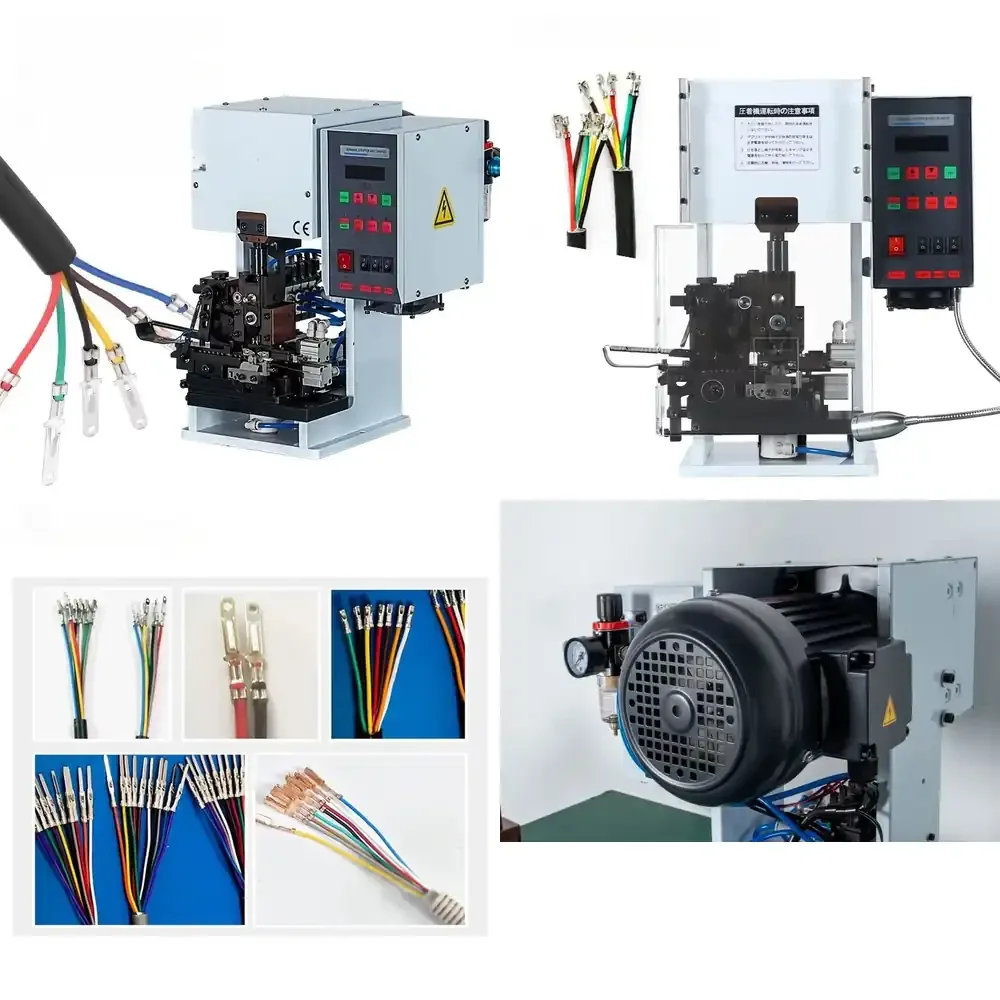 Automatic Wire Strip Crimp Machine AWG36-AWG16 Cable Processing 2T Crimping Force 750W Cable Manufacturing Equipment
Automatic Wire Strip Crimp Machine AWG36-AWG16 Cable Processing 2T Crimping Force 750W Cable Manufacturing Equipment