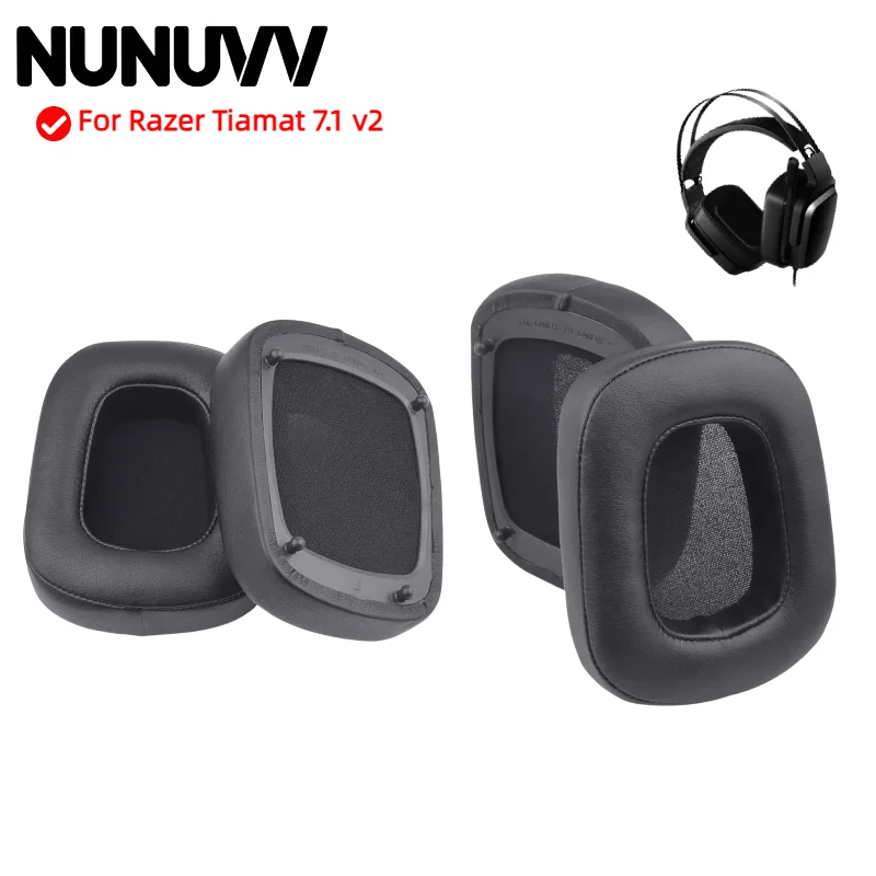 Replacement Ear Pads for Razer Tiamat 7.1 v2 Headphones Ear Cushions, Headset Earpads, Ear Cups Earmuffs
Replacement Ear Pads for Razer Tiamat 7.1 v2 Headphones Ear Cushions, Headset Earpads, Ear Cups Earmuffs