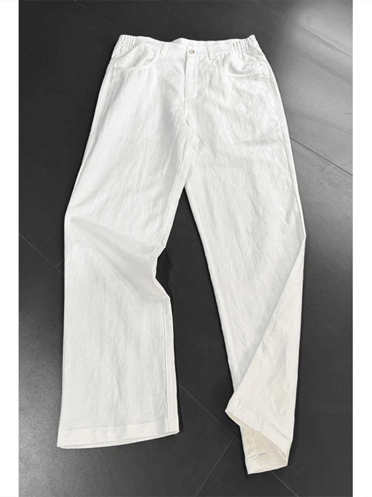 Lightweight Breathable Cotton Linen Casual Men's Summer American Retro Loose Wide Leg Pants Drapey Comfortable Straight Cut
Lightweight Breathable Cotton Linen Casual Men's Summer American Retro Loose Wide Leg Pants Drapey Comfortable Straight Cut