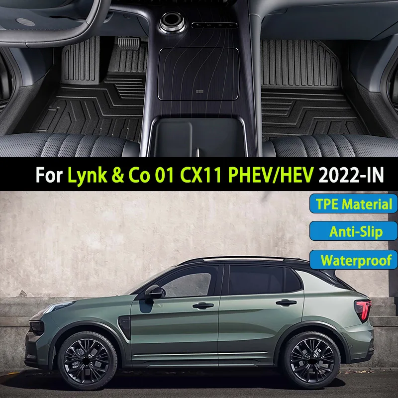 TPE Car Floor Mat For Lynk & Co 01 CX11 PHEV/HEV 2022 2023 2024 2025-IN Luxury Waterproof Mud Carpet Foot Full Car Mat Pad Cover
TPE Car Floor Mat For Lynk & Co 01 CX11 PHEV/HEV 2022 2023 2024 2025-IN Luxury Waterproof Mud Carpet Foot Full Car Mat Pad Cover