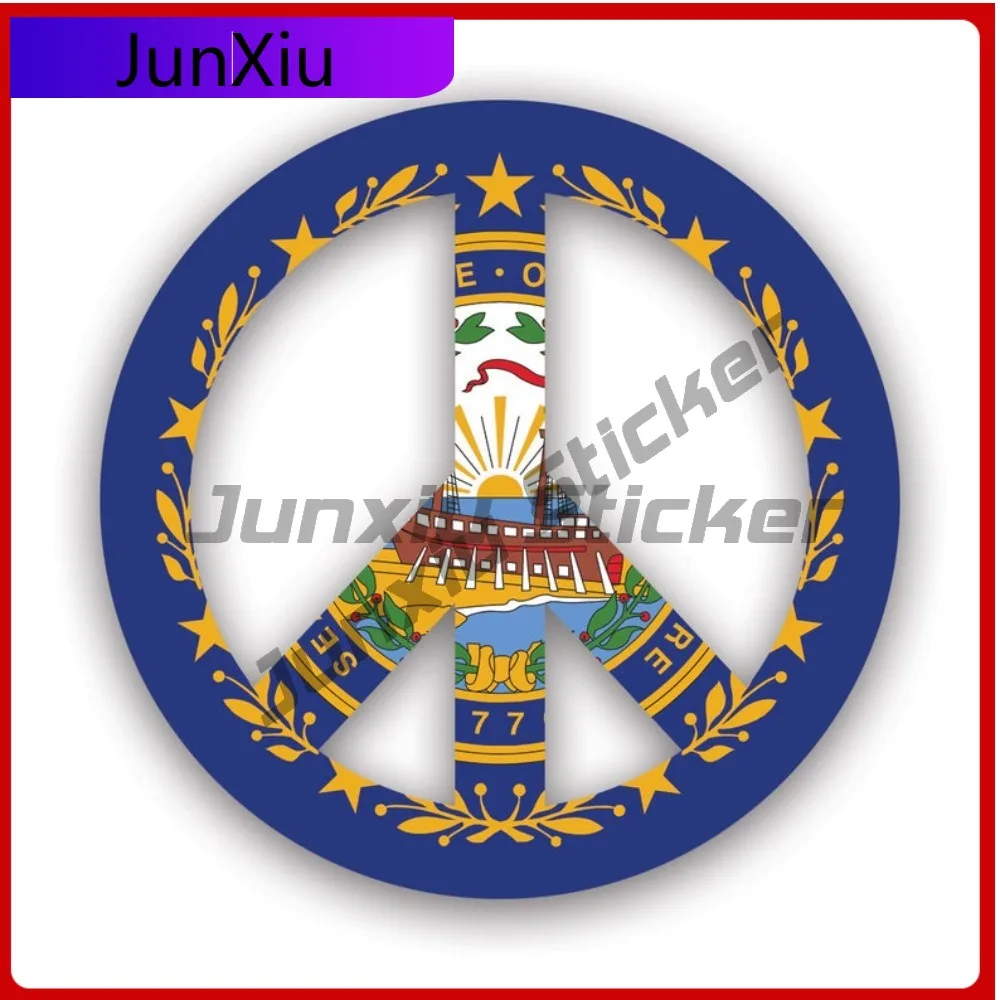 New Hampshire Flag Peace Symbol Stickerwaterproof Anime Car Waterproof Vinyl Decal For Motorcycle Helmet Creative Protection
New Hampshire Flag Peace Symbol Stickerwaterproof Anime Car Waterproof Vinyl Decal For Motorcycle Helmet Creative Protection