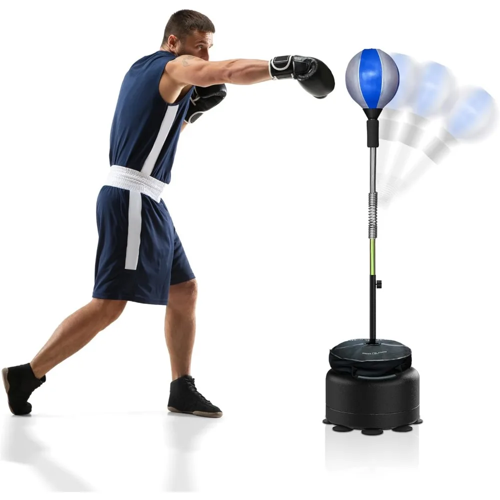 Fast Reaction Punching Bag with Stand Adjustable Height Boxing Trainer Spring Mounted Ball Home Gym
Fast Reaction Punching Bag with Stand Adjustable Height Boxing Trainer Spring Mounted Ball Home Gym