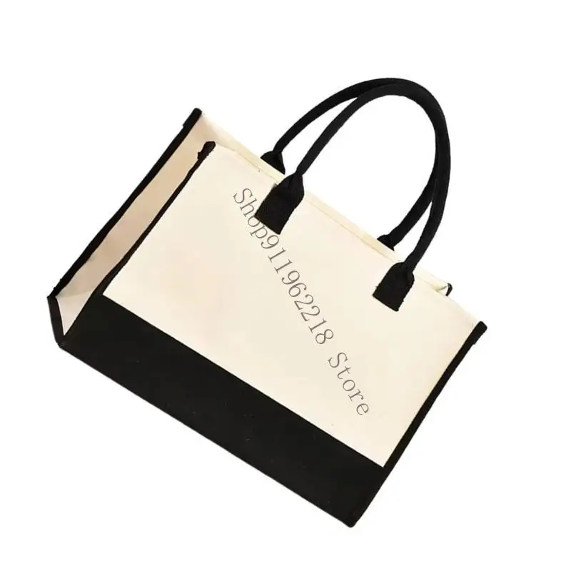Women Shopping Bag Fashion Handbag All-matching Canvas Bag Large Capacity Top Handle Bag Water Resistant Beach Bag 066F
Women Shopping Bag Fashion Handbag All-matching Canvas Bag Large Capacity Top Handle Bag Water Resistant Beach Bag 066F