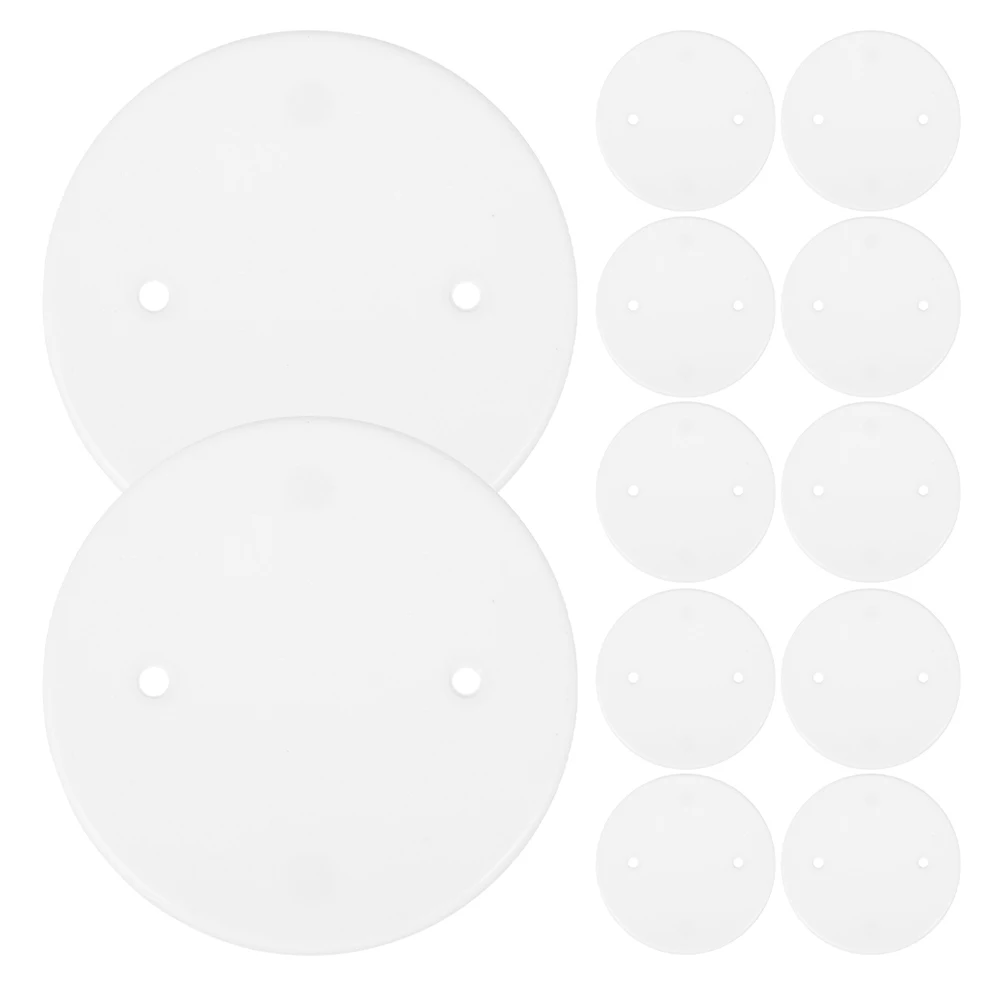 50pcs Blank Cover Plates White Round Outlet Box Covers Ceiling Hole Cable Organizer Panels Pp Material Decorative Electrical
50pcs Blank Cover Plates White Round Outlet Box Covers Ceiling Hole Cable Organizer Panels Pp Material Decorative Electrical
