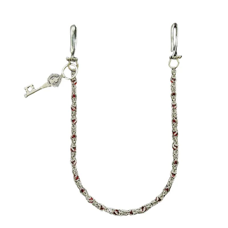 Crazy Craft Creation Red Keel Ball Trouser Chain Metal Cleanfit Personality Rock Vintage Chain Waist Pendant
Crazy Craft Creation Red Keel Ball Trouser Chain Metal Cleanfit Personality Rock Vintage Chain Waist Pendant