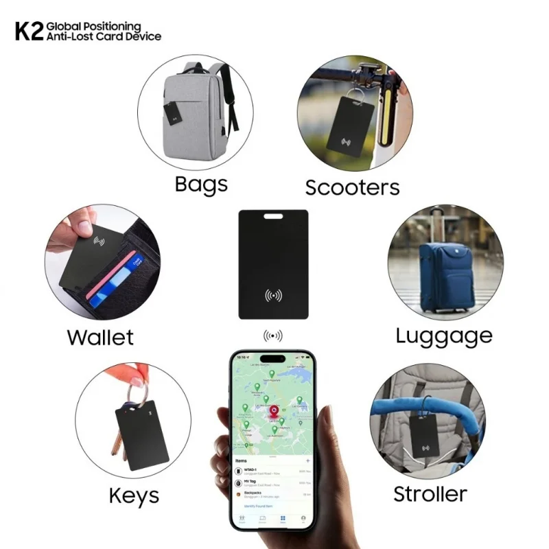 Smart tracker, ideal for everyday personal items and travel luggage; compact tag, compatible with the iOS ‘Find My’ network
Smart tracker, ideal for everyday personal items and travel luggage; compact tag, compatible with the iOS ‘Find My’ network