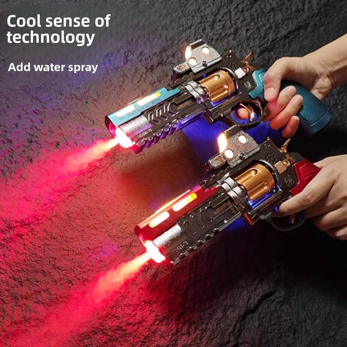 Kids Electric Light Sound Spray Gun LED Flashing Mist Blaster Vibrating Revolver Style Toy Pistol Outdoor Play Birthday Gift
Kids Electric Light Sound Spray Gun LED Flashing Mist Blaster Vibrating Revolver Style Toy Pistol Outdoor Play Birthday Gift
