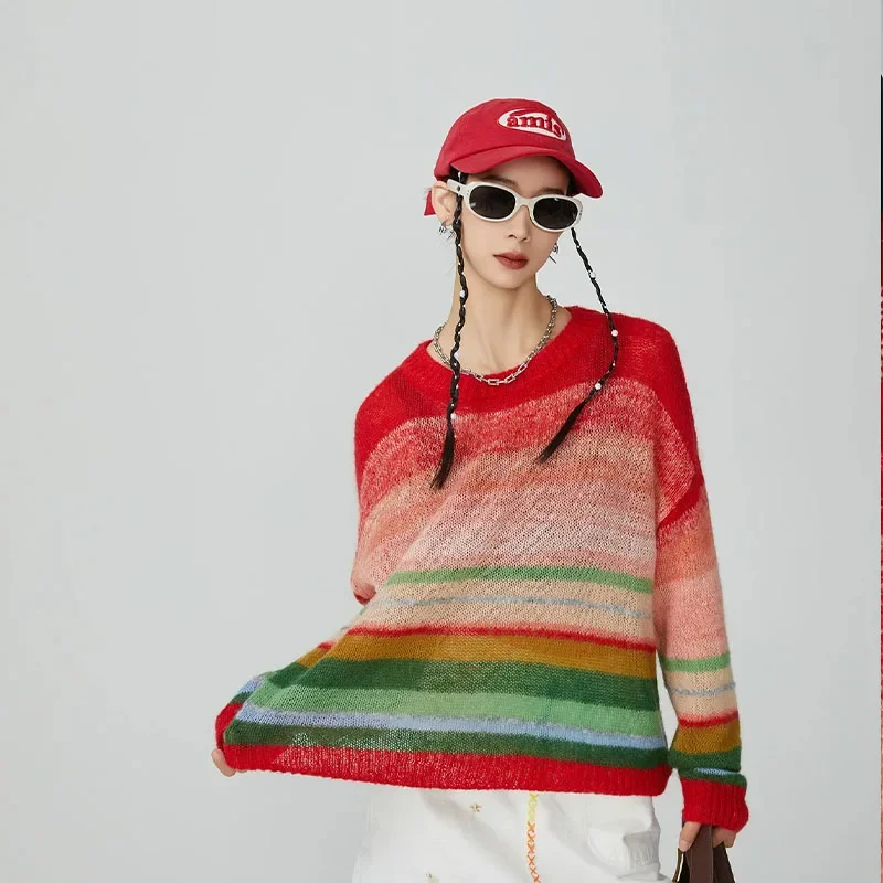 Autumn Winter Fashion Chic Knitted Jumper Comfortable Soft Elasticity Loose Pullovers Women Clothing Vintage O-neck Sweaters
Autumn Winter Fashion Chic Knitted Jumper Comfortable Soft Elasticity Loose Pullovers Women Clothing Vintage O-neck Sweaters
