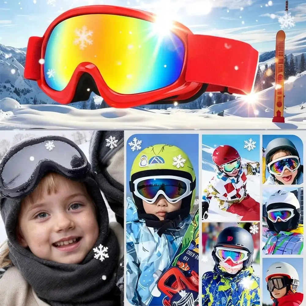 New Cute Ski Goggles Anti-fog UV400 Windproof Skiing Glasses Breathable Coldproof Anti-Fog Ski Goggles For Age 4-14
New Cute Ski Goggles Anti-fog UV400 Windproof Skiing Glasses Breathable Coldproof Anti-Fog Ski Goggles For Age 4-14