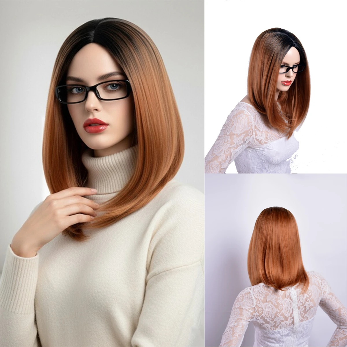 Short Straight Synthetic Hair Wig Middle Part Wig Blonde Gradient Wig For Women Daily Party Cosplay Heat Resistant
Short Straight Synthetic Hair Wig Middle Part Wig Blonde Gradient Wig For Women Daily Party Cosplay Heat Resistant