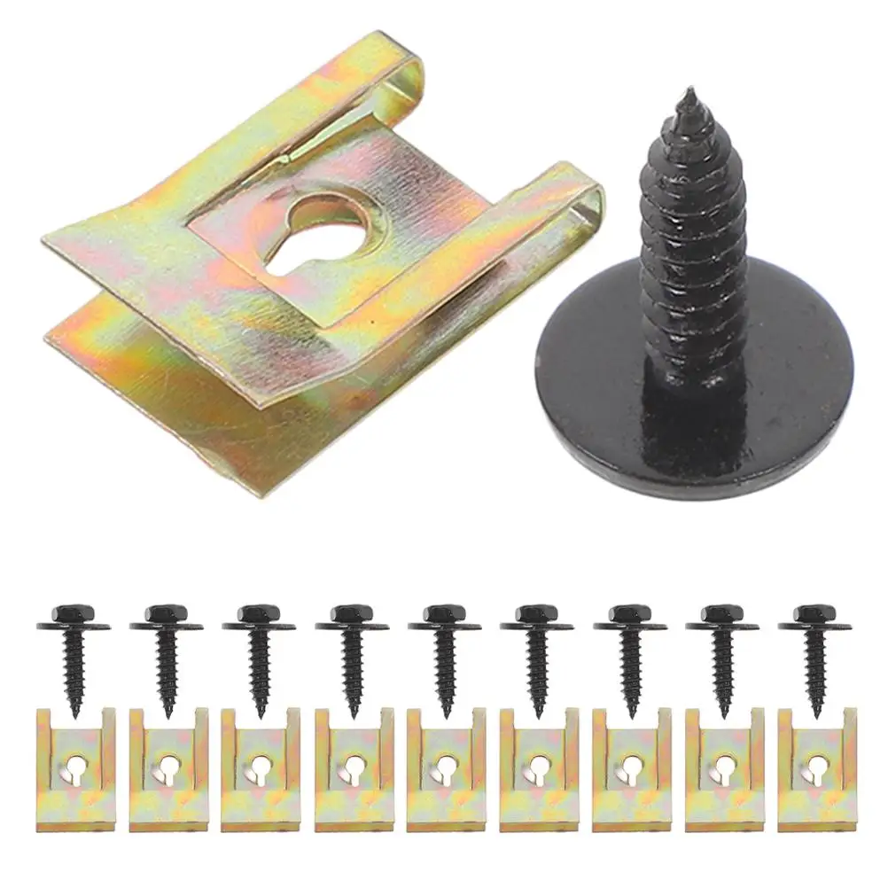 10 Sets Hexagonal Self-tapping Screws Bumper Cover Fasteners Car Clip Body Filler Repair Kit Cars
10 Sets Hexagonal Self-tapping Screws Bumper Cover Fasteners Car Clip Body Filler Repair Kit Cars