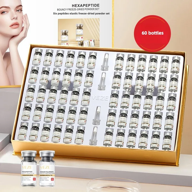 Hexapeptide Freeze-dried Powder Anti-wrinkle Essence Fade Fine Lines Facial Moisturizing brightning Anti Aging Firming Skin Care
Hexapeptide Freeze-dried Powder Anti-wrinkle Essence Fade Fine Lines Facial Moisturizing brightning Anti Aging Firming Skin Care